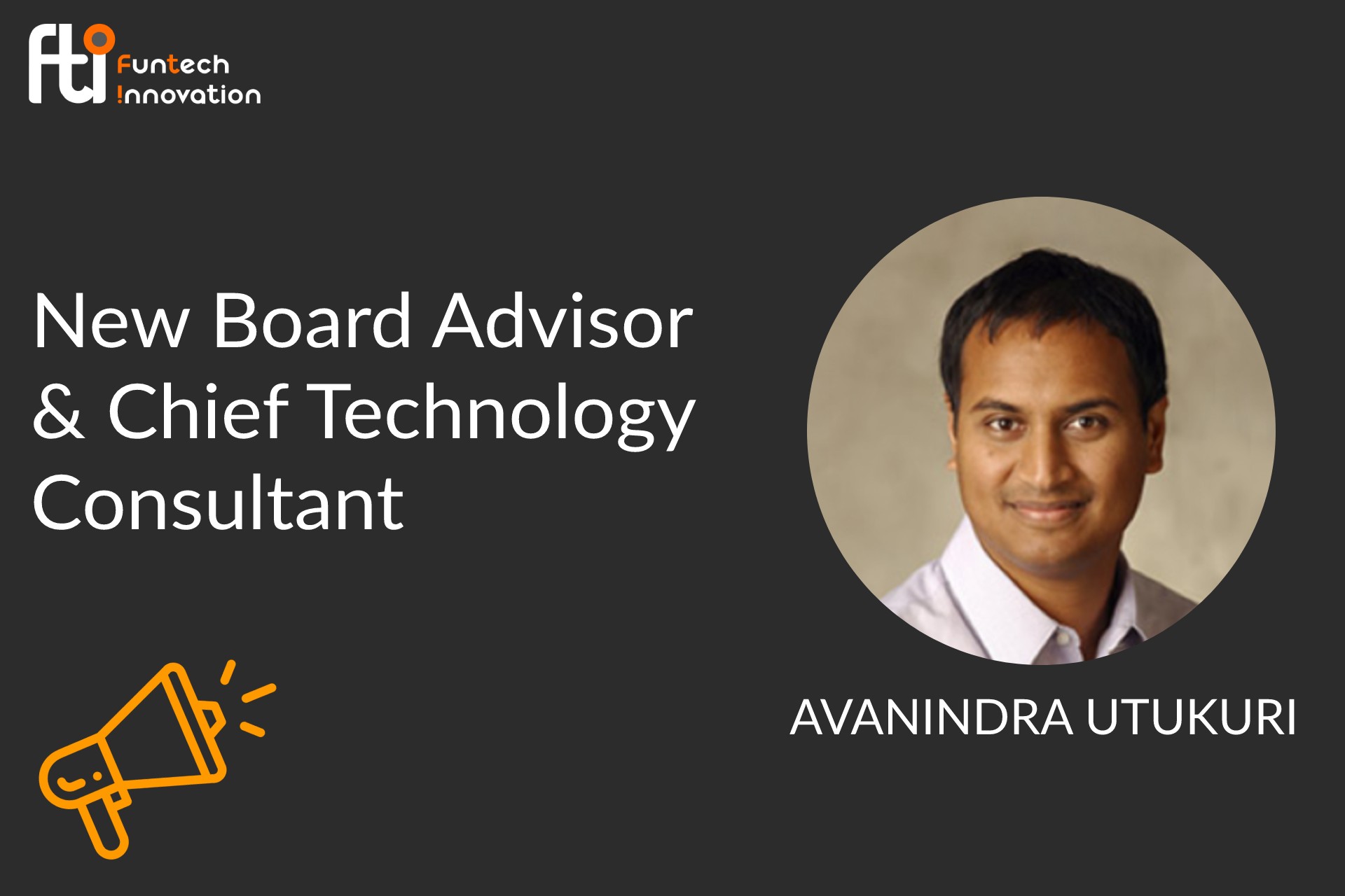 Read more about the article Avanindra UtukuriがFTI社のチーフテクノロジーコンサルタントおよび顧問に就任（英文）