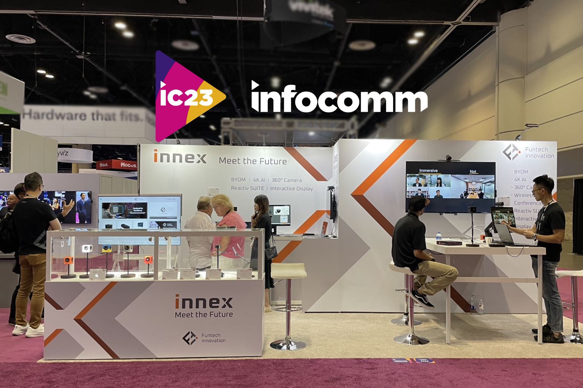 Read more about the article Infocomm2023: FunTech Innovation Showcasing Latest Meeting Room Solutions