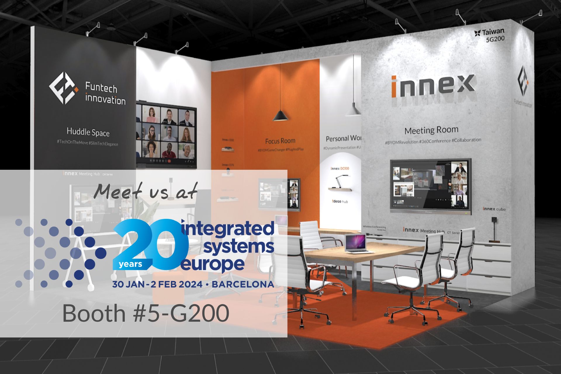 Read more about the article FunTech Innovation Gears Up for ISE 2024 to Showcase Cutting-Edge Meeting Room Solutions